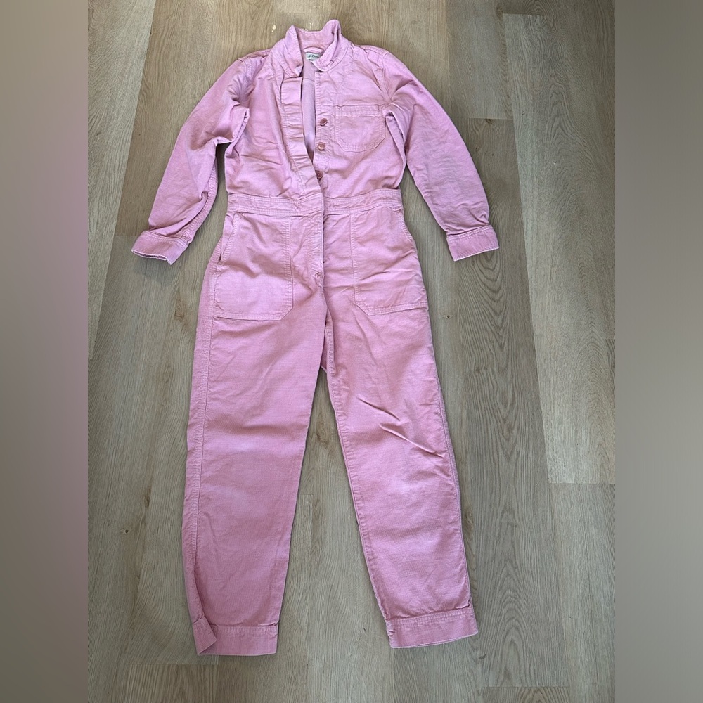 Jcrew corduroy boiler jumpsuit